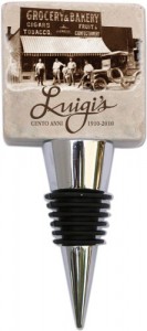 Luigi's Custom Bottle Stopper 100 Years Luigi's Custom Bottle Stopper 100 Years