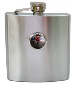 Flask with Vintage Golfer Designed by Classic Legacy Flask with Vintage Golfer Designed by Classic Legacy