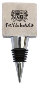 Custom Ponte Vedra Marble Stopper with Logo Designed by Classic Legacy Custom Ponte Vedra Marble Stopper with Logo Designed by Classic Legacy