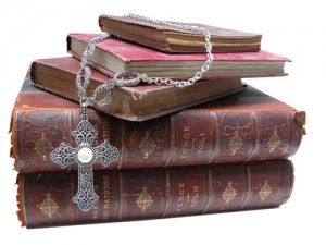 Book Display for Necklaces