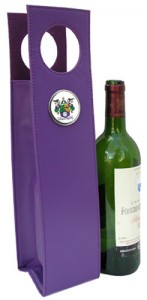 Personalized Custom Wine Carrier Mardi Gras Gift