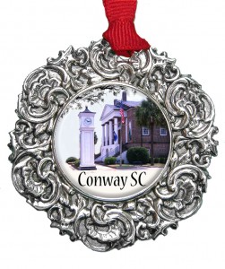 Personalized Christmas Ornament Conway, SC designed by Classic Legacy Personalized Christmas Ornament Conway, SC designed by Classic Legacy