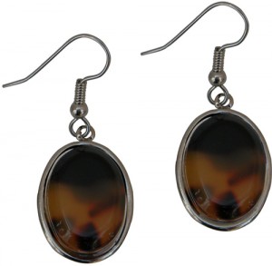Earrings by Classic Legacy with Faux Tortoise