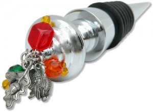 Wine Bottle Stopper with Fall Theme by Classic Legacy