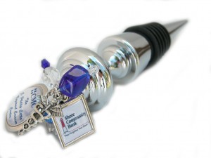 Custom Charmed Bottle Stopper with Medical Theme by Classic Legacy Custom Charmed Bottle Stopper with Medical Theme by Classic Legacy