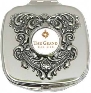 Purse Mirror with Grand Del Mar Medallion