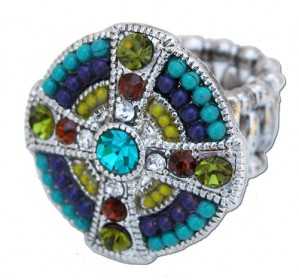 Ring Blue Turquoise One Size Fits All