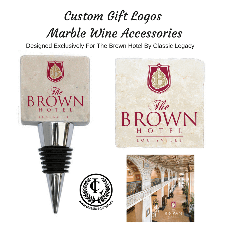 Custom Gift Logos Create Classic Wine Accessories Brown Hotel 
