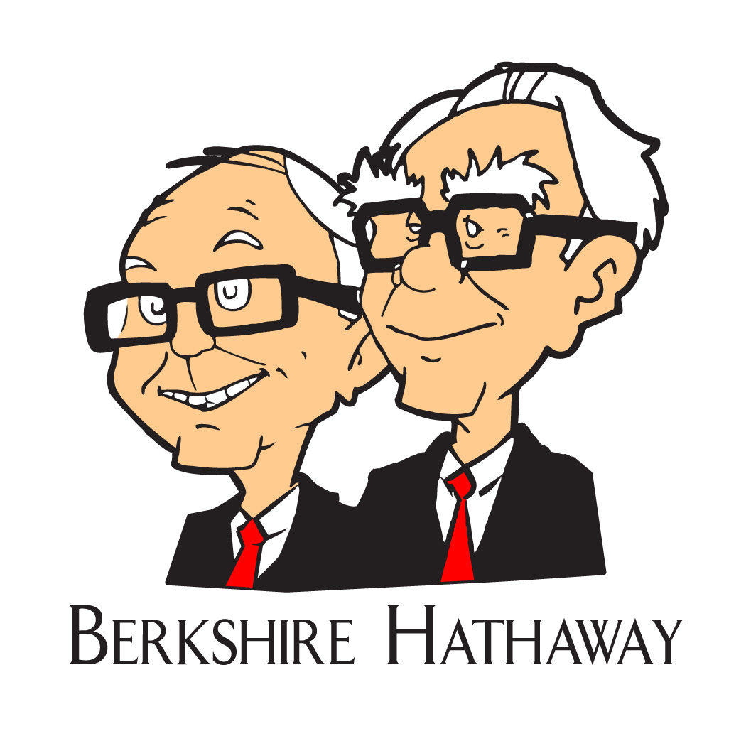 Berkshire Hathaway Caricatures Warren Buffett and Charlie Munger