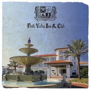 Marble Coaster with Ponte Vedra Resort and Club Image Designed by Classic Legacy