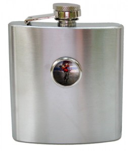 Flask with Vintage Golfer Designed by Classic Legacy