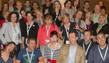 Catherine with other Blogworld participants