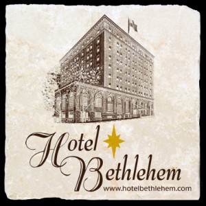 Hotel Bethlehem Marble Coaster by Classic Legacy