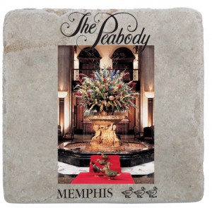 These marble coasters recently arrived to Lansky's store in The Peabody Hotel in Memphis, TN. 
