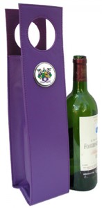 Krewe of Mystic Wine Carrier Designed by Classic Legacy custom gifts.