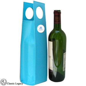 Wine Carrier with North Country Smiles logo by Classic Legacy