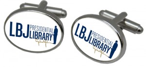 Cuff Links with LBJ logo designed by Classic Legacy