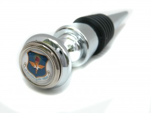 Military Personalized Gift Wine Bottle Stopper for Air Education Training and Command by Classic Legacy