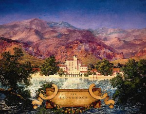 Maxfield Parrish Painting of The Broadmoor Hotel