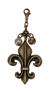 Charm Cluster with Fleur de Lis to add to necklace by Classic Legacy