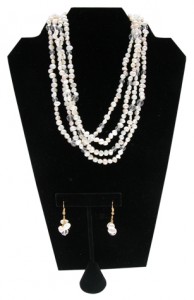 Fresh Water Pearl Necklace and Earrings by Classic Legacy