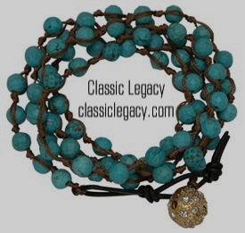 Classic Legacy Wrap Bracelet Example of Photo with Text OVER