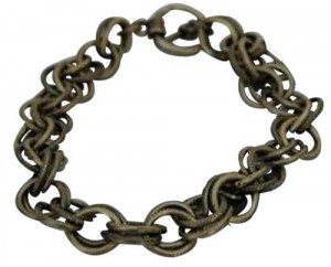 Bracelet Oxidized Brass with Toggle Closure Made in USA designed by Classic Legacy.   Also available in three necklace sizes.