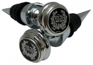 Custom Wine Stopper with Waldorf Astoria Medallion designed by Classic Legacy