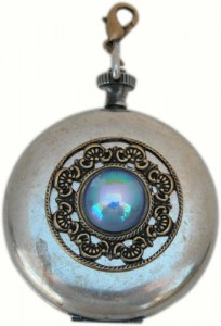 Silver Pocket Watch Fob Charm Classic Legacy collection