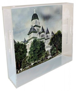 This is how our new tray looks with the Jasper County Courthouse image