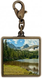 Colorado Gifts Include Charm for Necklace or Bracelet with Paiute Peak Photo