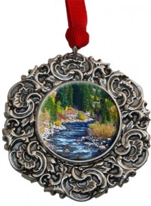 Colorado Gifts include Classic Legacy Christmas Ornament with South Boulder Creek Photo