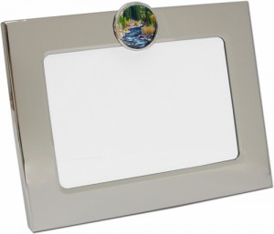 Colorado Gifts Include Silver Photo Frame with South Boulder Creek Photo