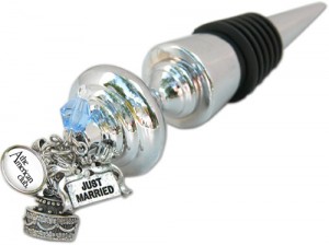 Custom Personalize Wine Bottle Stopper Wedding theme with American Club logo