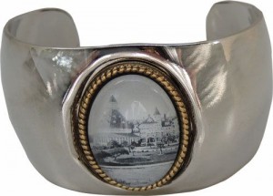 Cuff Bracelet with Vintage Hotel Del Image
