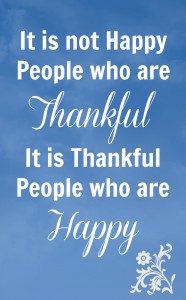 It's Thankful People Who Are Happy Pinterest Quote