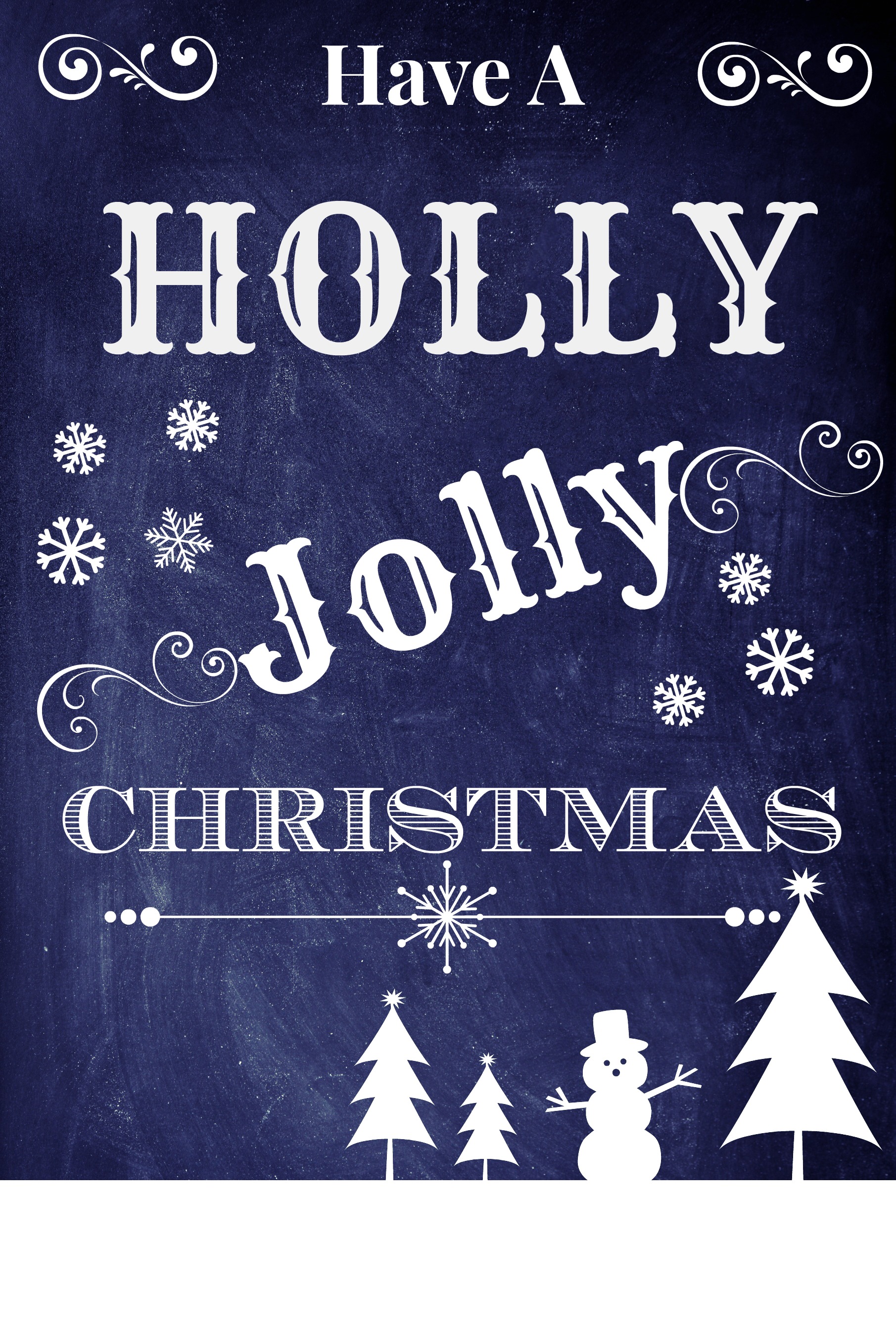 Holiday Quote Image Have a Holly Jolly Christmas