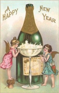 Happy New Year Quotes with Vintage Image