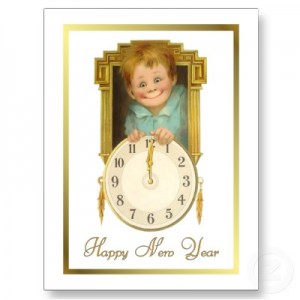 Happy New Year Quotes & Vintage Image