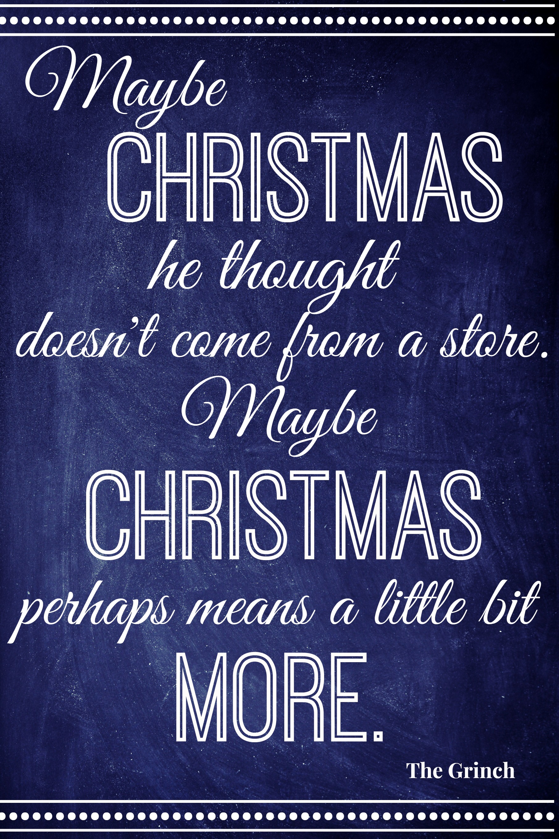 Holiday Quote Images Christmas Perhaps means a little bit more 