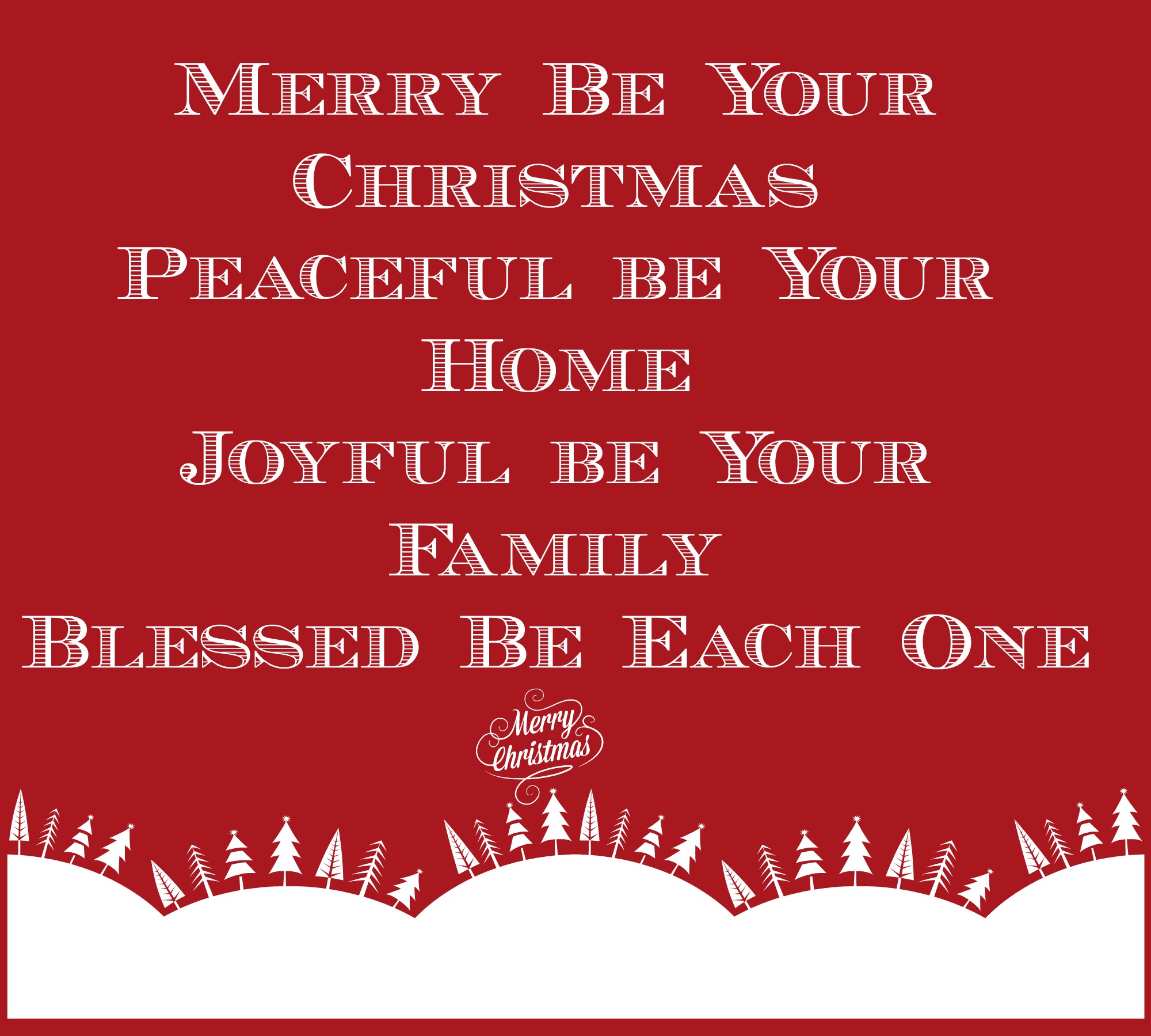 Holiday Quote Images Merry be Your Christmas