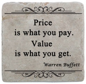 Warren Buffett Quote Value
