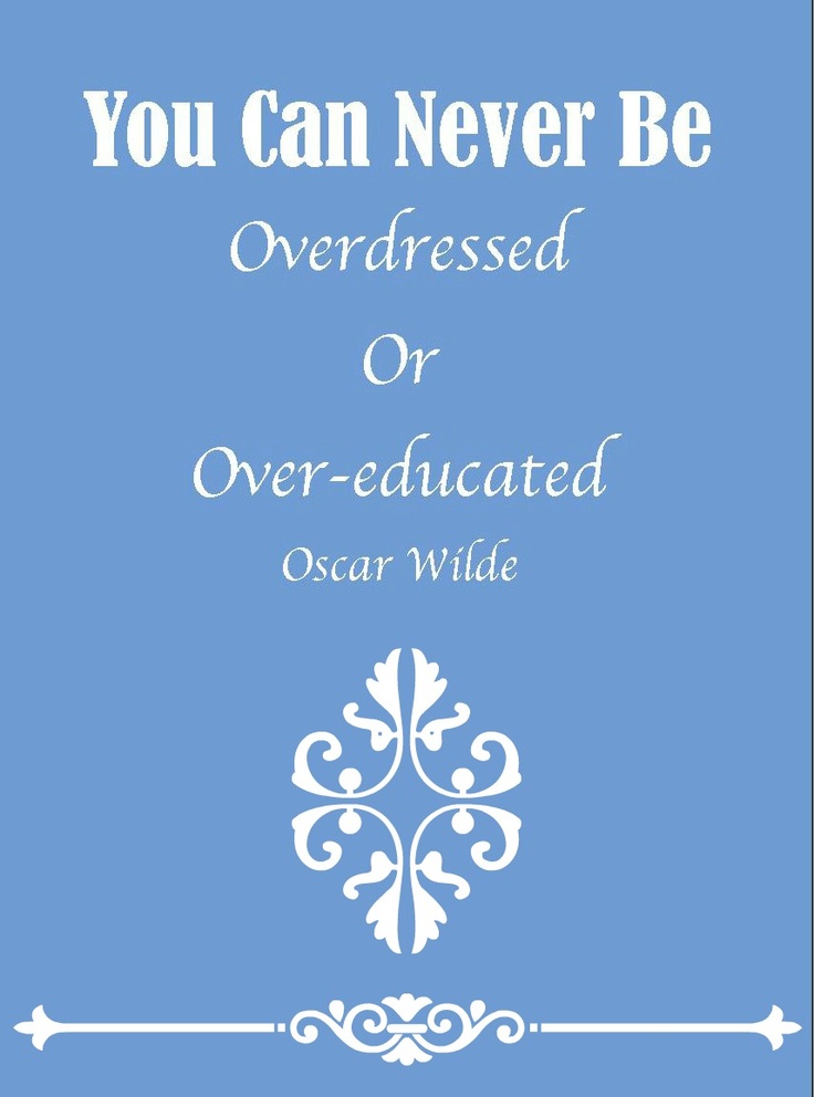 Never be Overdressed
