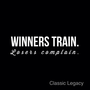 Winners Train Losers Complain
