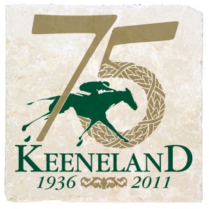 We created custom marble coasters to help Keeneland celebrate their 75th anniversary.