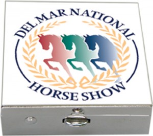 The small silver box was part of a presentation that we did for the Del Mar National Horse Show. 