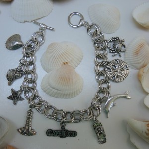 Charm bracelet with Cape Cod theme