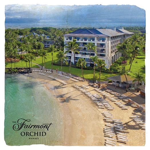 Photo Tips Fairmont Orchid Hotel Marble Coaster