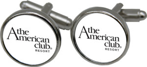 Cuff Links Custom Hotel Gifts designed for the American Club by Classic Legacy. 