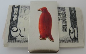 Red Penguin Money Clip 